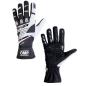 Preview: Handschuh KS-3 OMP Racing schwarz/weiß Gr. XXS