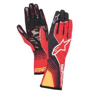 Alpinestars Handschuh Tech 1K Race KID V2 Future rot/schwarz/orange Gr. XXS