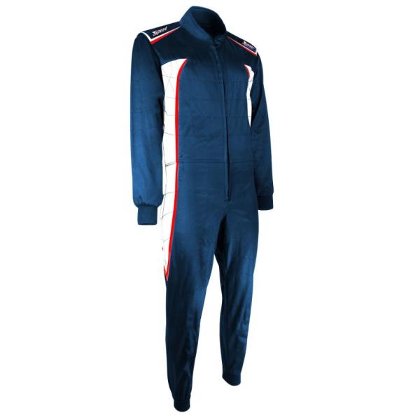 Kart-Overall DETROIT 2.0 blau/rot/weiß Gr. 140