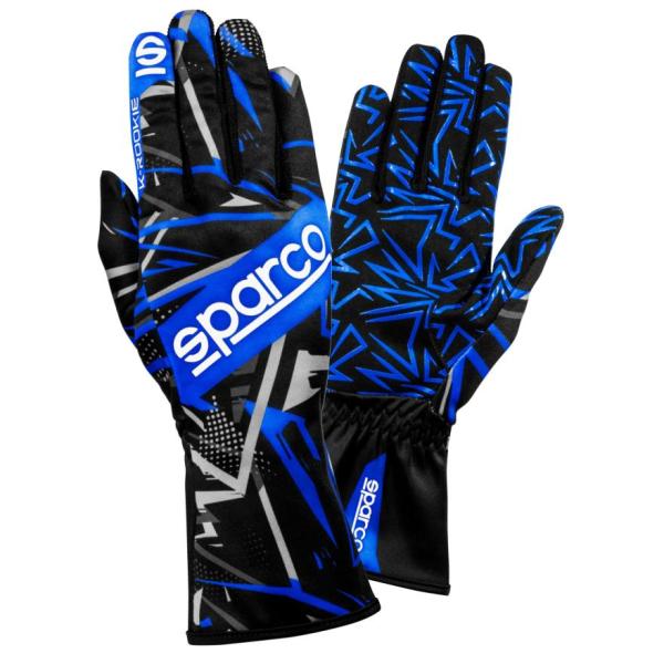 Sparco Karthandschuhe K-Rookie schwarz/blau Gr.7