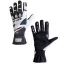 Handschuh KS-3 OMP Racing schwarz/weiß Gr. XXS