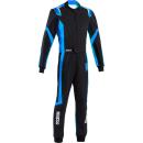 Sparco Kartoverall Thunder Advanced schwarz/blau Gr. 140